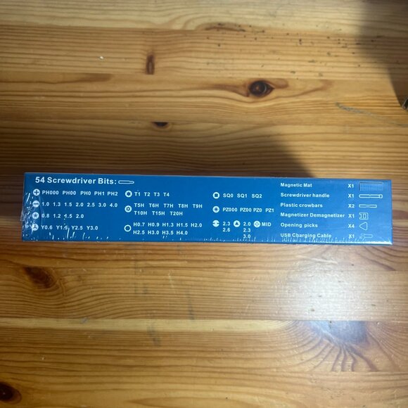 VECO-T Mini Electric Screwdriver,65-in-1 Precision Screwdriver Set with 54 Magne - Picture 2 of 5